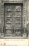 Italy Italia CPA Firenze Carried del Battistero Ghiberti