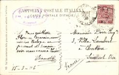 Italy Italia CPA Firenze Carried del Battistero Ghiberti