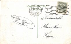 Belgie Belgium CPA Fair of Brussels 1910 German Restaurant