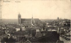 Belgie Belgium CPA Brussels Panorama