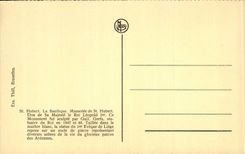 Belgie Belgium CPA St Hubert the basilica