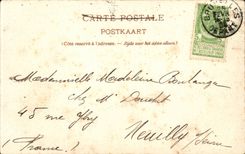 CPA Belgium Bubble Semoy the old castle