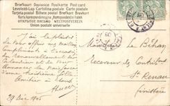 CPA Belgium the port of Masac after the next flood Boat Boat