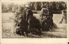CPA Belgium Militaria Troops in operations