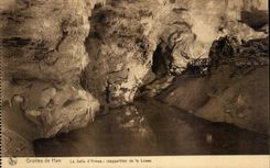 Belgium Grottes of Han the room of weapons reappearance of Injures