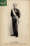 Belgium CPA SM Albert 1st King of the Belgians a friend of France