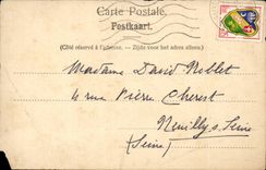 Belgium CPA Walk of the artists