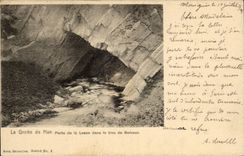 CPA Belgium the cave of Han Perte of injures in the hole of Belvaux
