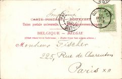 CPA Belgium Courtrai Sttue of monseigneur de Haerne