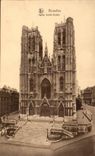 CPA Belgium Brussels Church Sainte Gudule