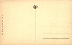 CPA Brussels Law courts and monument to the victims of the first Belgian ship school (April 19th 1906)