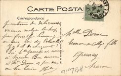 CPA Le Puy Statue fondue avec le bronze des canons pris a Sebastopol
