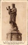 CPA Le Puy Statue fondue avec le bronze des canons pris a Sebastopol