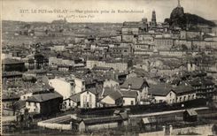 CPA Le Puy en Velay Vue generale prise de Roche Arnaud