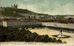 CPA Lyon the Bellecour place the slope of Fourviere