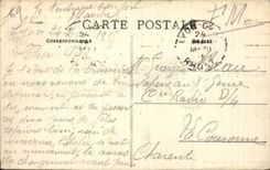 Lyon CPA Bridge of Guillotiere the hotel god