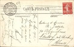 Lyon CPA Elevator of the Tower Archbishop's palace and basilica of Fourviere