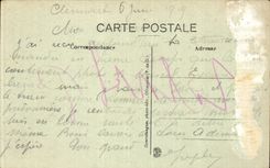 CPA Summit of Puy de Dome ruins of the mercury temple and the observatory