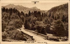 CPA the mount Gilds Road of Sancy