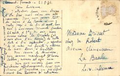 CPA Puy de Dome with its snows persistent