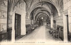 Chenonceaux CPA Le chateau Le Vestibule