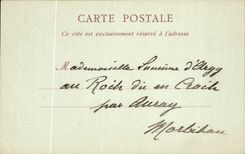 Amboise CPA Le chateau Vue generale