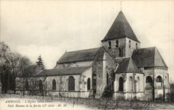 Amboise CPA Eglise Saint Denis 