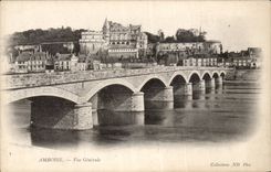Amboise CPA Le chateau Vue generale