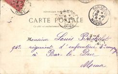 Amboise CPA Le chateau Chocolat Rue lafayette