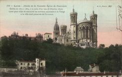 CPA Lyon Abbey of the new church of Fourviere