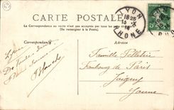 CPA Lyon Gates of Our Lady of Fourviere Lion