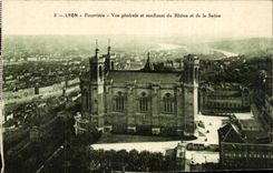 CPA Lyon Fourviere View and confluence of the Rhone and the Saone