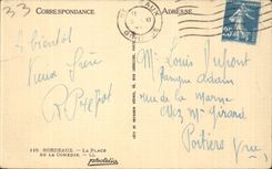 CPA Bordeaux the place of the Comedy