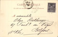 CPA Bordeaux alleys of Tourny and the course of July XXX