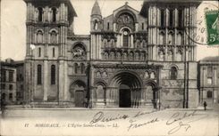 CPA Bordeaux the church Sainte Cross