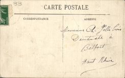 CPA Bordeaux the church Sainte Cross