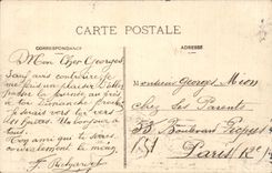 CPA Bordeaux the stone bridge