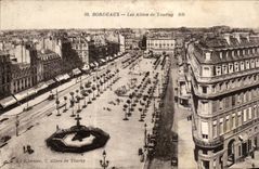 CPA Bordeaux alleys of Tourny