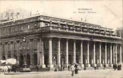 CPA Bordeaux the large theater