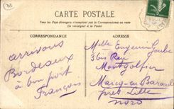 CPA Bordeaux the bridge on has the Garonne