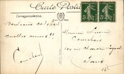 CPA Bordeaux the bridge of Bordeaux