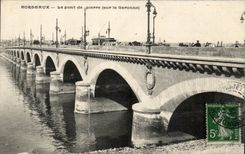 CPA Bordeaux the stone bridge on the Garonne