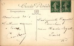 CPA Bordeaux Tourny Fountain and place of the Comedy