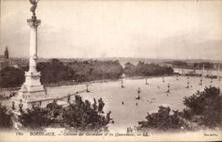 CPA Bordeaux Column of Of Gironde and Quincunxes