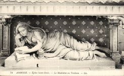 CPA Amboise Eglise Saint Denis La madeleine au tombeau