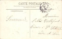 CPA Amboise Le chateau Porte de l'ancien jeu de paume 