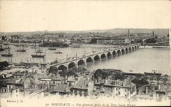 Bordeaux CPA View taken of the tower Michel Saint