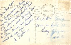 CPA Menton festivals of the lemon local Costumes Folklore