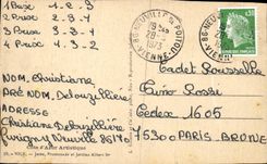 CPA geworfener Nizza Weg und Garten Albert 1