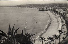 CPA Nizza gesehen vom Schloss